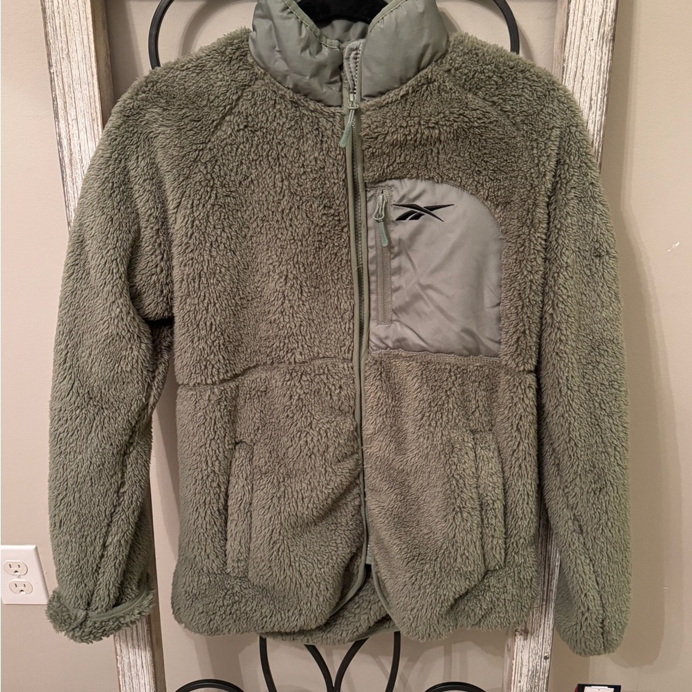 Reebok‎ Women’s Olive Green Zip Up Size Large